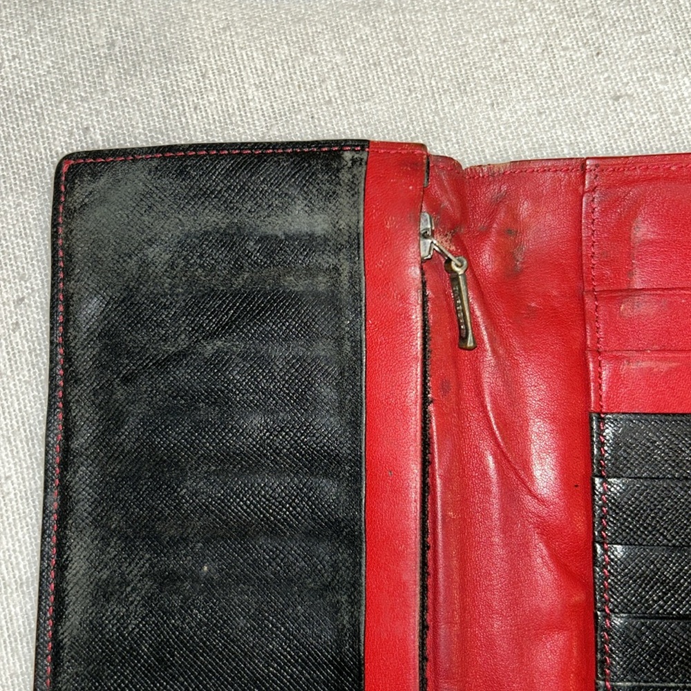 Burberry Black Leather Bifold Long Wallet - Picture 10 of 12